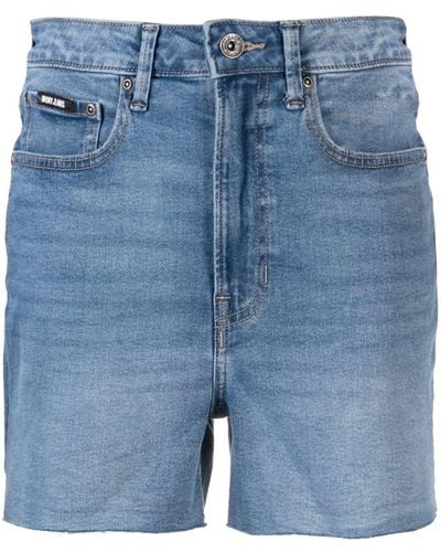 DKNY Pantalones vaqueros cortos Kent de talle alto - Azul