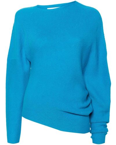 Christian Wijnants Klean Twisted Merino Wool Sweater - Blue