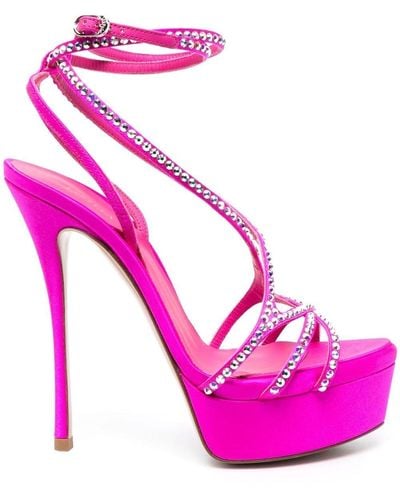 Le Silla Belen 140mm Sandals - Pink