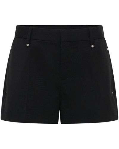 Dion Lee Rivet-detail Tailored Shorts - Black