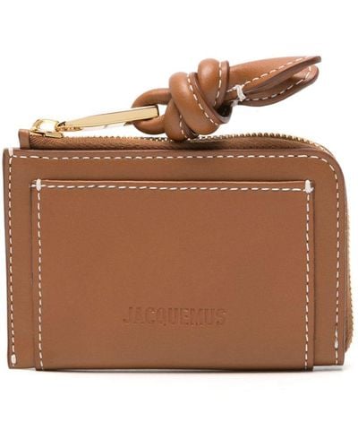 Jacquemus Le Porte-cartes Tourni Leather Wallet - Brown