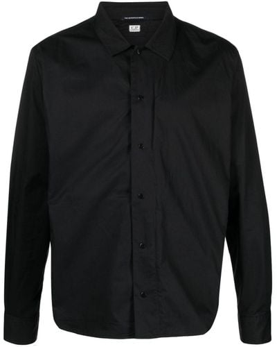 C.P. Company Zipped Gabardine Shirt - Black