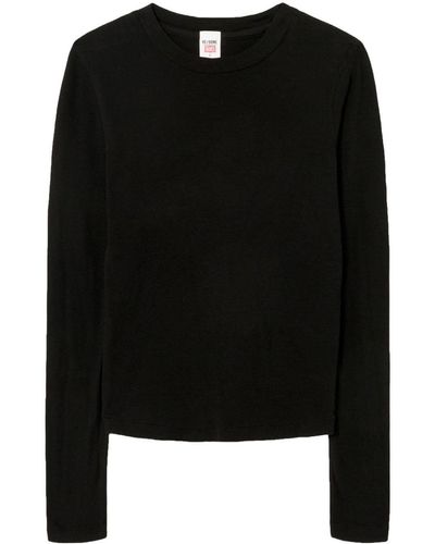 RE/DONE 90s Baby Long-sleeve Sweater - Black