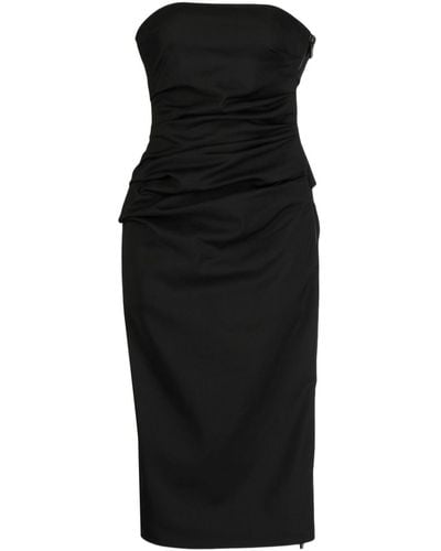Maticevski ストラップレス ドレス - ブラック