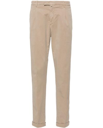 Briglia 1949 Pantalones chinos ajustados de talle medio - Neutro