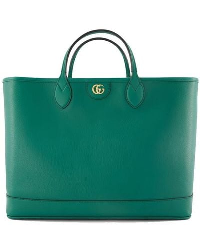 Gucci Cabas Ophidia Taille Moyenne - Vert