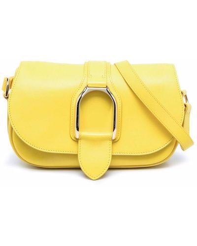 Ralph Lauren Collection Welington Crossbody Bag - Yellow