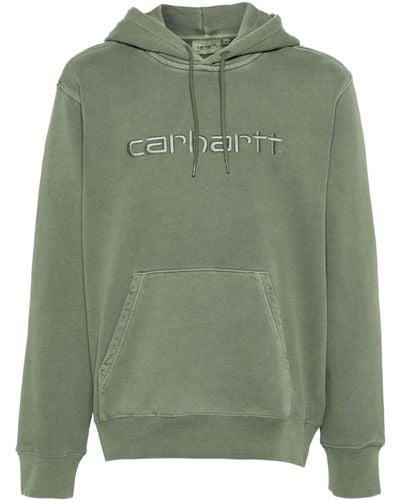Carhartt Duster cotton hoodie - Vert