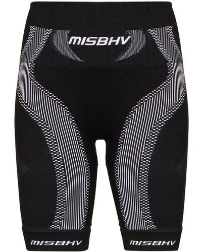 MISBHV High-waisted Sport Knit Shorts - Black