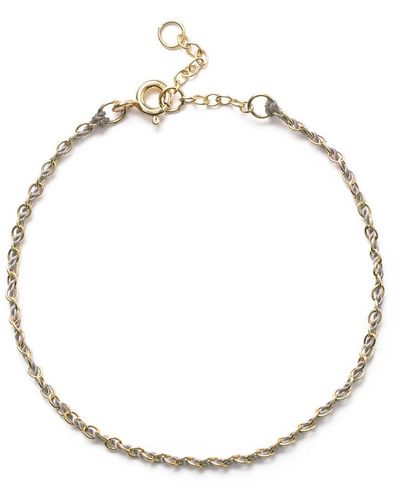 The Alkemistry 18kt Yellow Gold Vianna Chain Thread Bracelet - Metallic