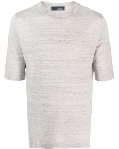 Lardini Fine-knit T-shirt - White