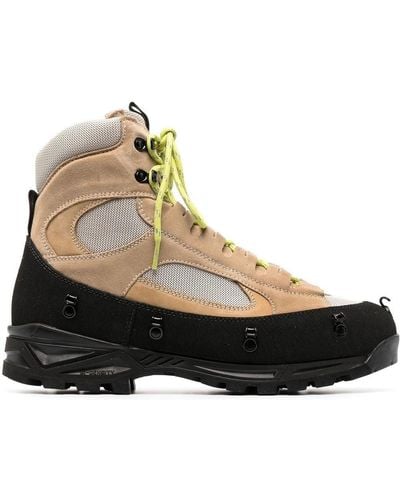 Y. Project X Diemme Neutral Civetta Trekking Ankle Boots - Men's - Fabric/calf Suede/rubber - Black