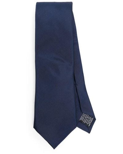 Paul Smith Krawatte aus Seidensatin - Blau