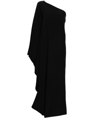 ‎Taller Marmo Balear ワンショルダー イブニングドレス - ブラック