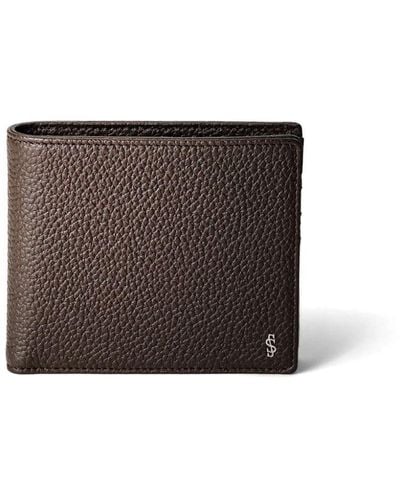 Serapian Cachemire Leather Billfold Wallet - Brown