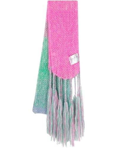 Forte Forte Ombré-effect Mohair-blend Scarf - Pink