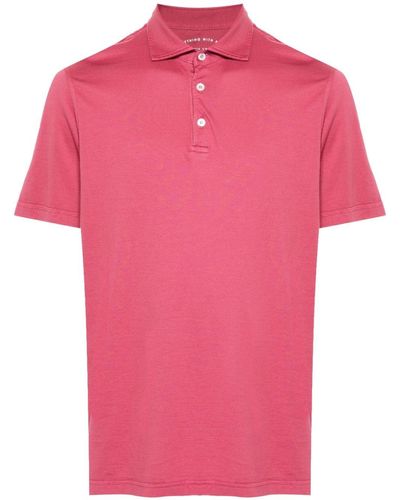 Fedeli Zero Jersey Polo Shirt - Pink