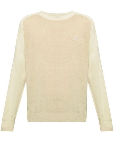 Etro Pegaso-embroidered Wool Sweater - White