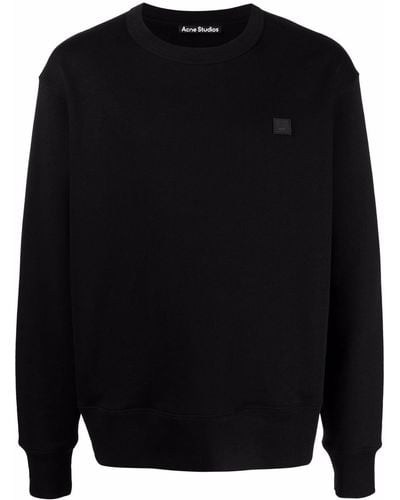 Acne Studios Sweater Met Ronde Hals - Zwart