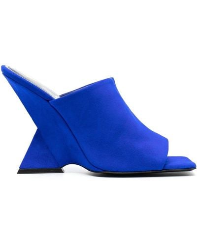 The Attico Shoes > heels > heeled mules - Bleu