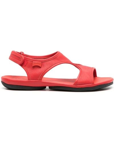Camper Right Nina Cut-out Sandals - Red
