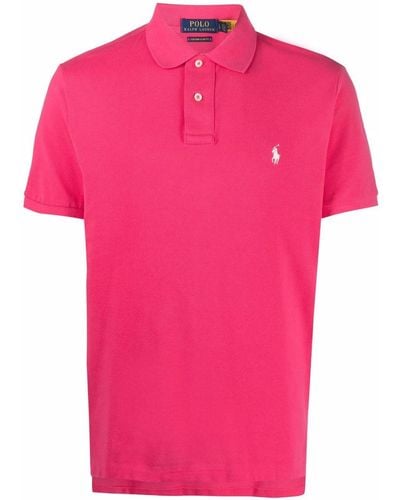 Polo Ralph Lauren Poloshirt Met Borduurwerk - Roze