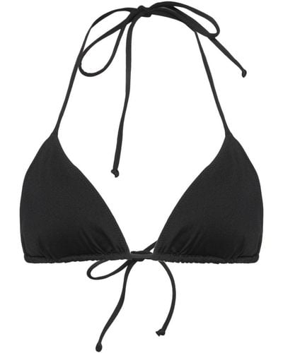 Mc2 Saint Barth Bikini Leah Terry à bonnets triangles - Noir