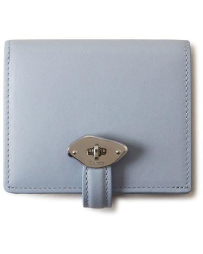 Mulberry Lana Bi-fold Leather Wallet - Grey