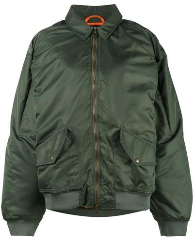 Y. Project Oversized Bomber Jacket - Green
