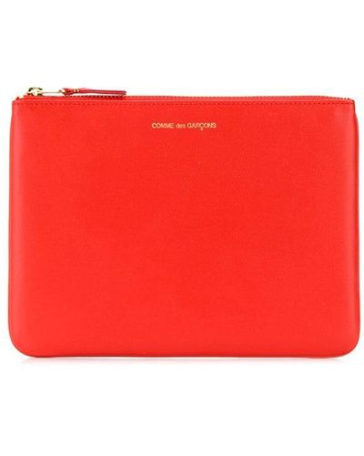 Comme des Garçons Classic Zipped Wallet - Red