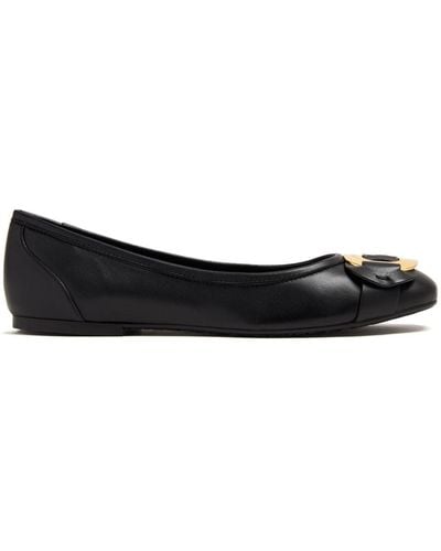 See By Chloé Leather Ballerina Shoes - Black