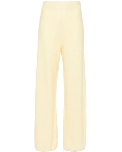 Fabiana Filippi Sequin-embellished Knitted Trousers - Natural