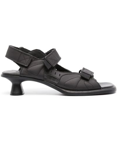 Camper Dina Sculped Low-heel Sandals - Black