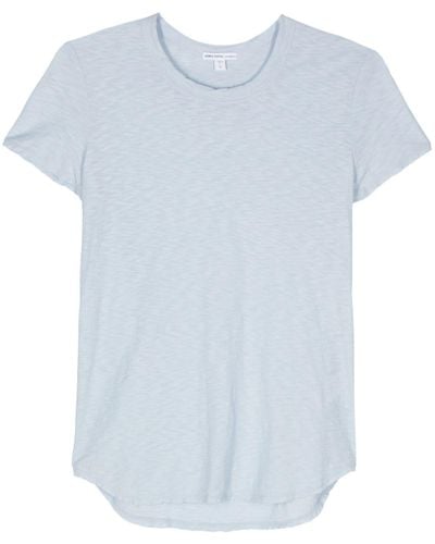 James Perse T-Shirt mit kurzen Ärmeln - Blau