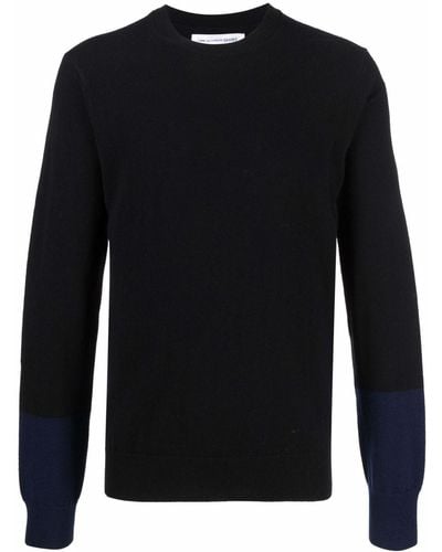 Comme des Garçons Round Neck Sweater In Wool - Blue