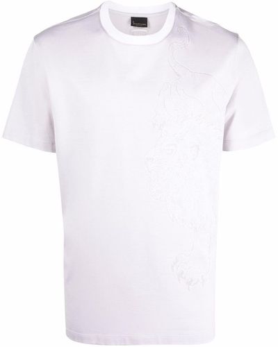 Billionaire T-Shirt mit grafischem Print - Weiß