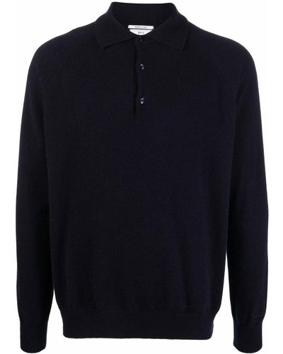 Woolrich Luxe Cashmere Polo Shirt - Blue