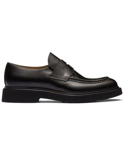 Church's Seam-detail Leather Loafers - Black