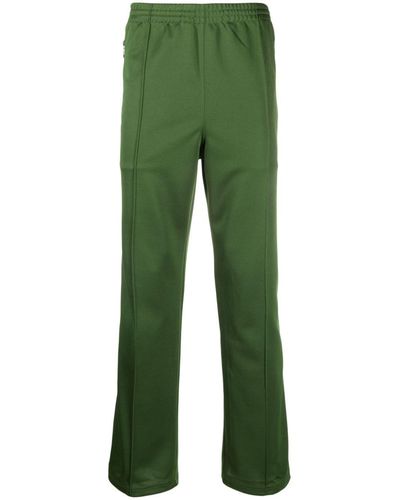 Needles Stripe-detail Elasticated-waist Track Pants - Green