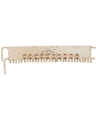 Rabanne Crystal-embellished Choker Necklace - White