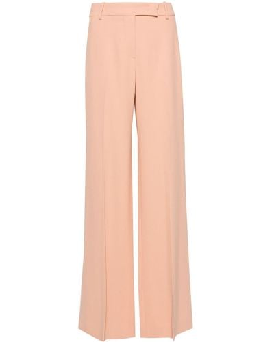 Ermanno Scervino Mid-rise Tailored Palazzo Pants - Natural