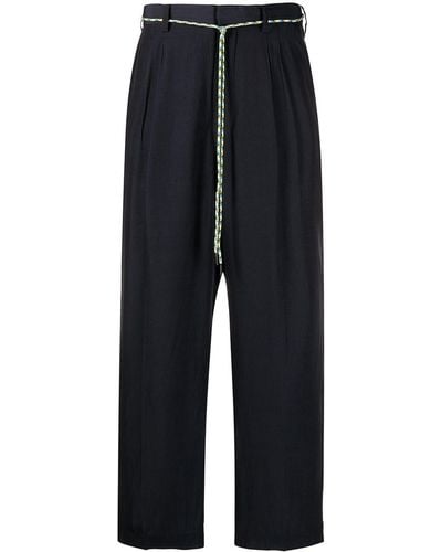 Viktor & Rolf Pantalones con cuerda - Negro