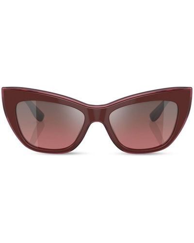 Dolce & Gabbana Cat-eye Sunglasses - Brown