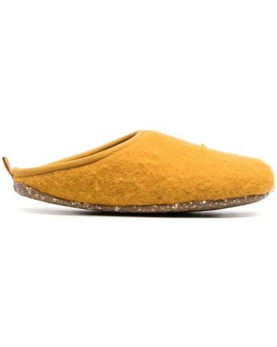 Camper Wabi Flat Slippers - Yellow