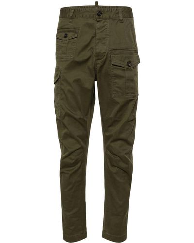 DSquared² Pantalon fuselé à poches cargo - Vert