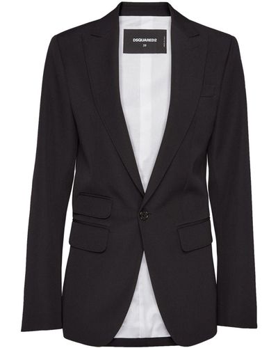 DSquared² Single-breasted Tailored Blazer - Blue