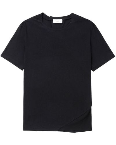 Post Archive Faction PAF Round-neck Cotton T-shirt - Black