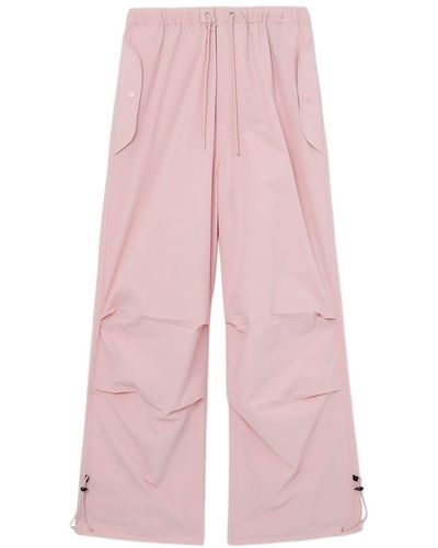 FIVE CM Drawstring-ankle Cargo Trousers - Pink