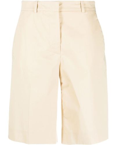 Calvin Klein Twill-weave Cotton Shorts - Natural