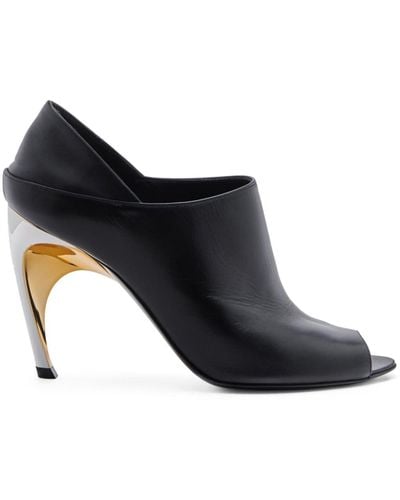 Alexander McQueen Armadillo Mules 95mm - Schwarz